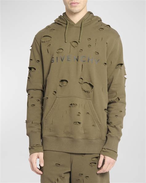 boys givenchy sweater|Givenchy destroyed hoodie.